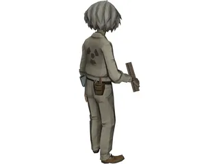 Emmett Brown 3D Model preview