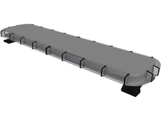 Whelen Liberty Police Lightbar 3D Model preview