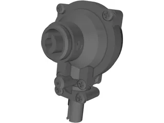 RC Car Differential 3D Model preview