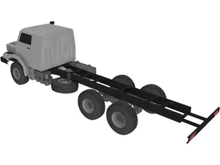 Mercedes-Benz Zetros 3D Model preview