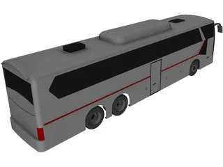 King Long Bus 3D Model preview
