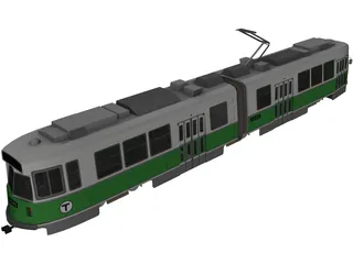 Streetcar 3D Model preview