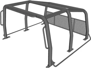 Ford F-150 Roll Bar (2013) 3D Model preview