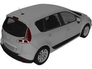 Renault Scenic (2010) 3D Model preview