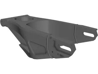 Moto2 Swingarm 3D Model preview