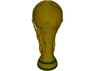 FIFA World Cup Trophy 3D Model preview