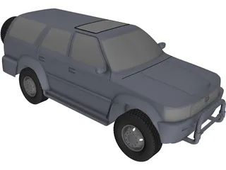 Toyota Hilux 3D Model preview