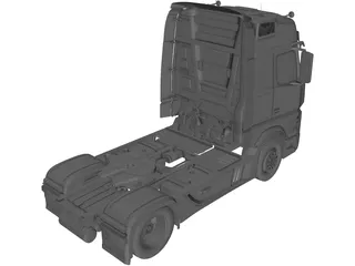 Mercedes-Benz Actros (2012) 3D Model preview
