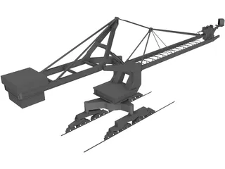 Reclaimer Stacker 3D Model preview