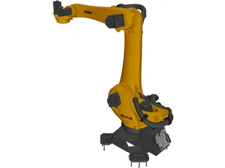 Kuka KR180R3200PA Robot 3D Model preview