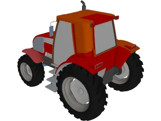 New Holland Tractor 3D Model preview