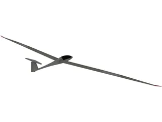 Nimbus 4D Glider 3D Model preview