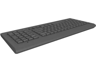 Computer Keyboard 3D Model preview