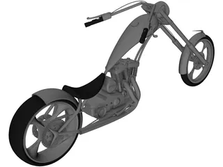 Chopper 3D Model preview