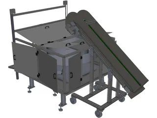 Vibratory Bowl Feeders 3D Model preview