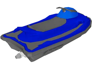 Personal Watercraft 3D Model preview