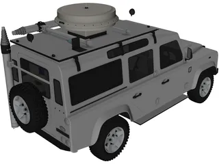 Land Rover Custom 3D Model preview