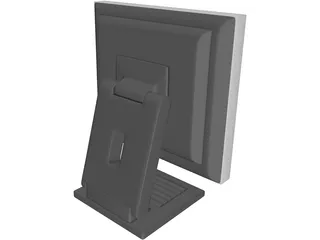 LG LCD Computer Monitor 3D Model preview