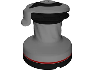 Winch Harken 20STA 3D Model preview