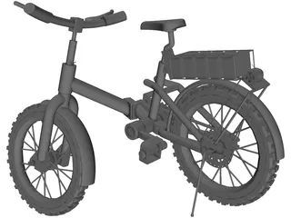 Bicycle Folding 3D Model preview