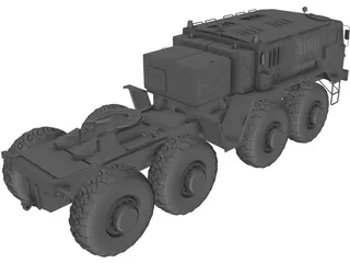 MAZ-537 3D Model preview