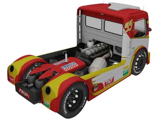 Mercedes-Benz ABF Racing Team 3D Model preview