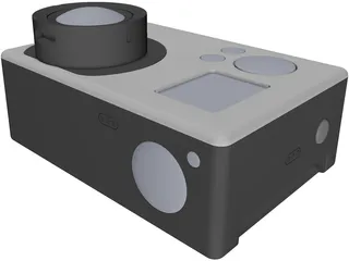 GoPro Camera 3D Model preview