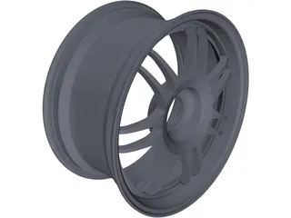 Volk Rays TE37 3D Model preview