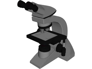 Leica Optical Microscope 3D Model preview