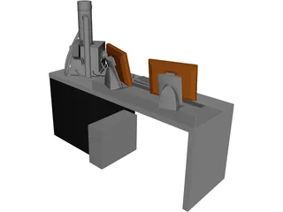 Scanning Electron Microscope 3D Model preview