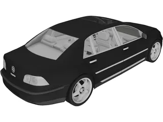 Volkswagen Phaeton W12 3D Model preview