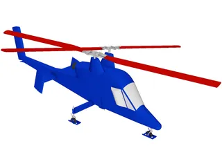 Kaman K-MAX K-1200 3D Model preview