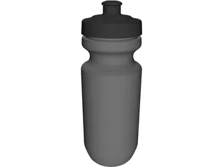 Water Bottle 3D Model preview