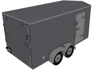 Light Trailer 3D Model preview