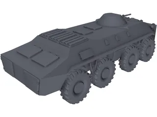 BTR-70 3D Model preview