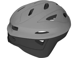 Bike Helmet 3D Model preview