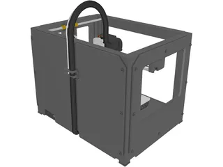 3D Printer 3D Model preview