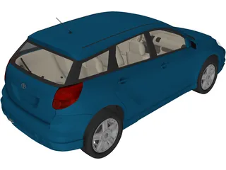 Toyota Matrix 3D Model preview