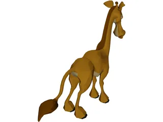 Giraffe 3D Model preview