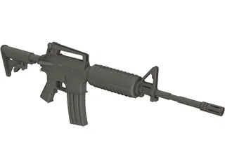 M16 Rifle 3D Model preview