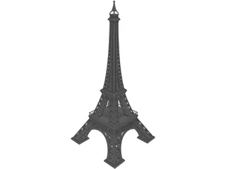 Eiffel Tower 3D Model preview