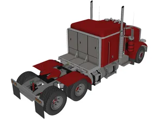 Peterbilt 353 Western Live 3D Model preview