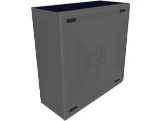 PC HP 7800 3D Model preview