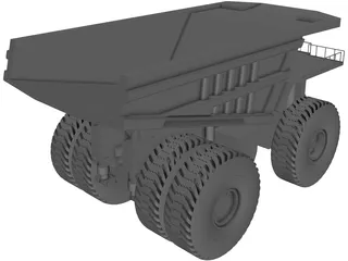 Caterpillar 797B Mining Haul Truck 3D Model preview