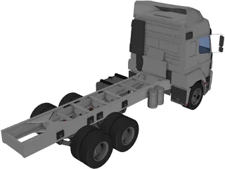 Mercedes-Benz Axor 6X4 Cab 3D Model preview