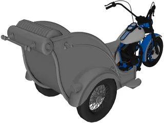 Santa Trike 3D Model preview