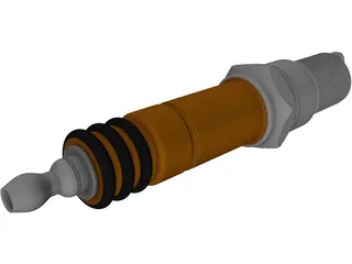 Bosch Spark Plug 3D Model preview
