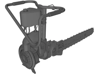 Chainsaw 3D Model preview