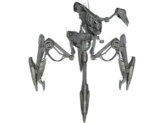 Titan Droid Robot Spider 3D Model preview