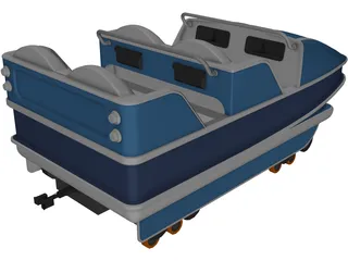 Cart 3D Model preview